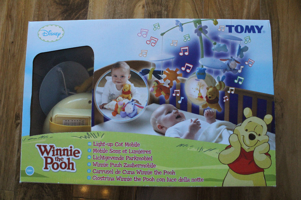 tomy winnie the pooh light up cot mobile